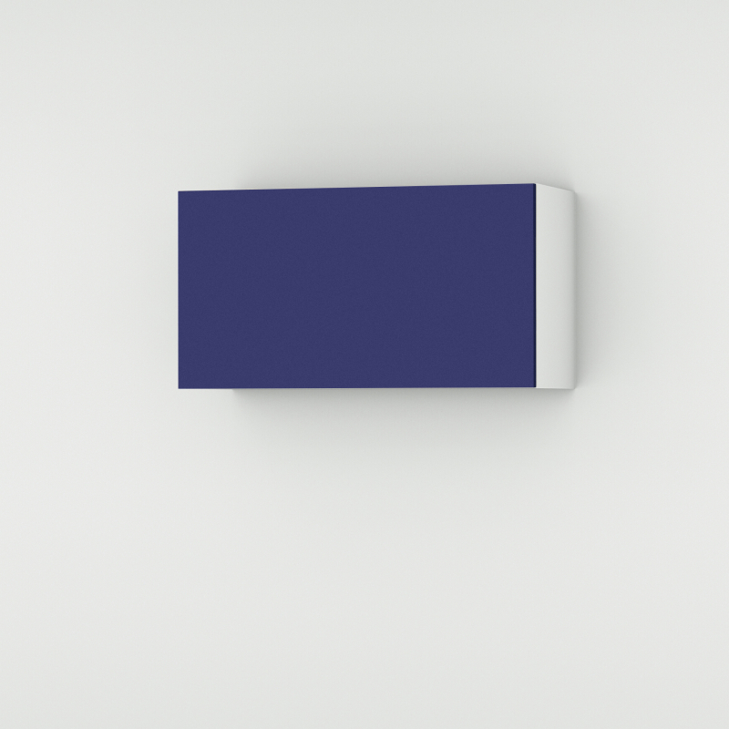 Meuble haut bleu mat larg. 80cm x H42.8cm