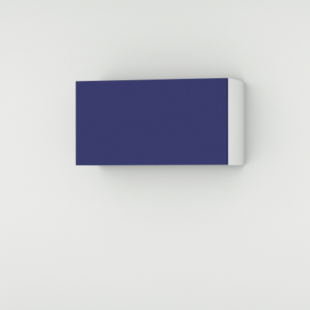 Meuble haut bleu mat larg. 80cm x H42.8cm