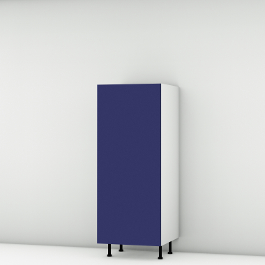 Colonne bleu mat 1 porte larg. 60cm x H142.6cm