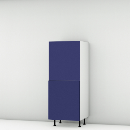 Colonne bleu mat 2 portes larg. 60cm x H142.6cm