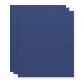 Joue de finition bleu mat L58cm x H213.8cm pour meuble de cuisine