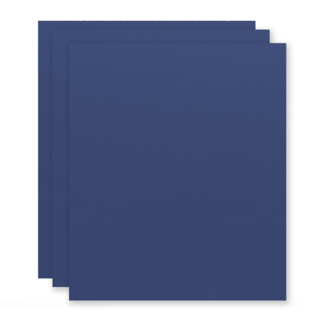 Joue de finition bleu mat L58cm x H213.8cm pour meuble de cuisine