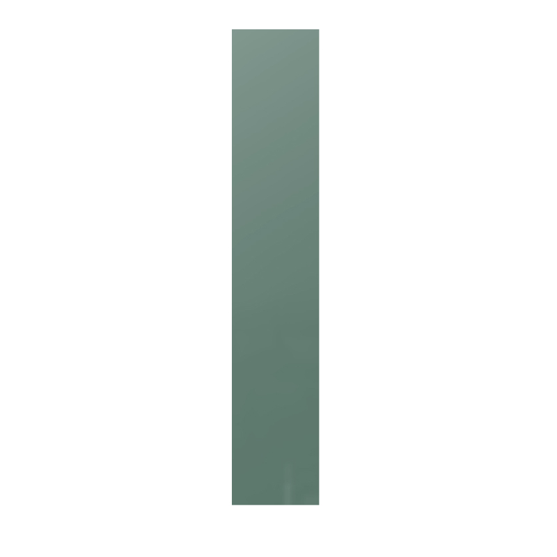 Fileur d'angle vert mat Larg. 10cm x H71.5cm