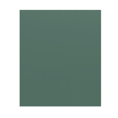 Joue vert mat larg. 58cm x H71.3cm
