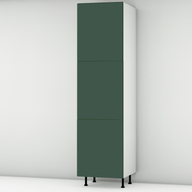 Colonne vert mat 3 portes L60cm x H213.8cm