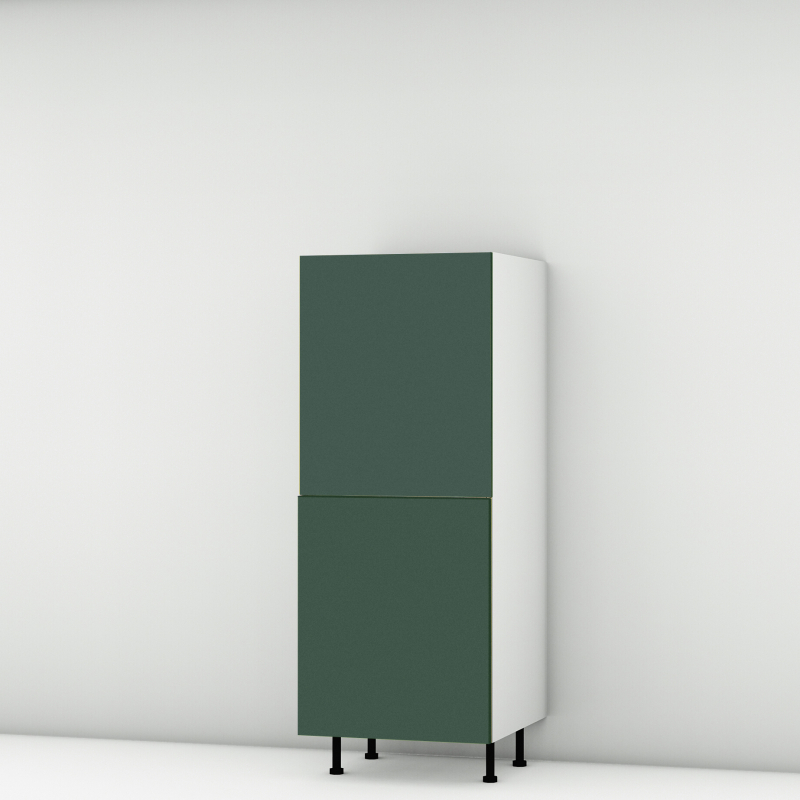 Colonne vert  mat 2 portes larg. 60cm x H142.6cm
