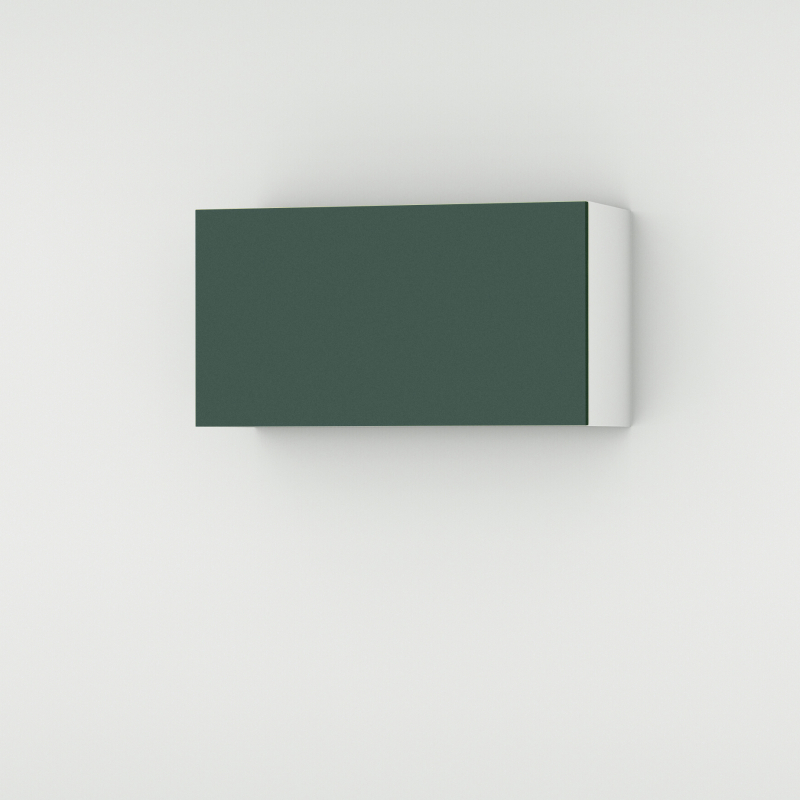 Meuble haut vert mat larg. 80cm x H42.8cm