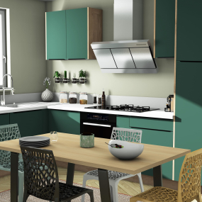 Meuble haut vert mat larg. 40cm x H71.5cm