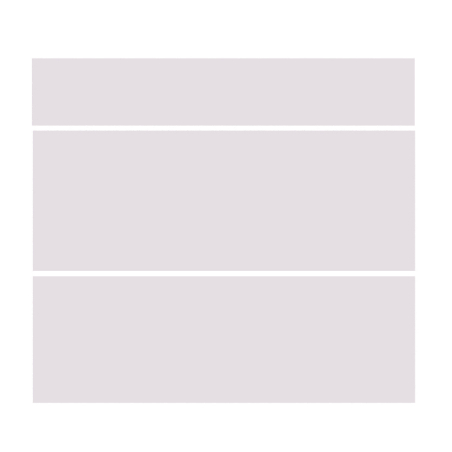 Façade rose poudré mat 3 Tiroirs larg. 80cm x H71cm