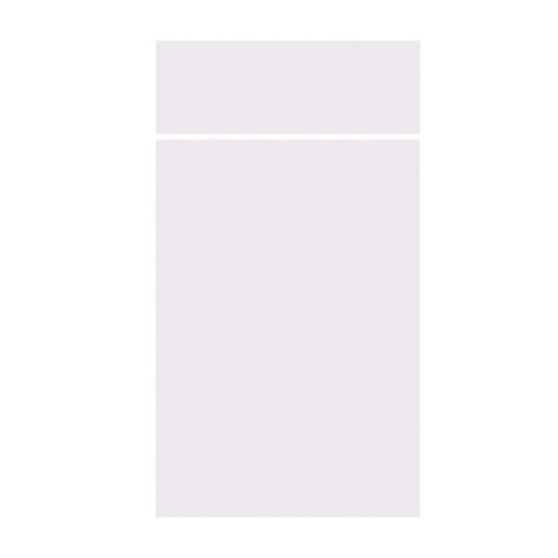 Façade rose poudré mat Porte + Tiroir larg. 40cm x H71cm