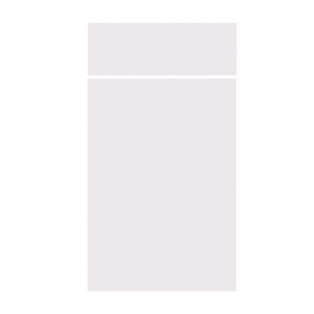 Façade rose poudré mat Porte + Tiroir larg. 40cm x H71cm