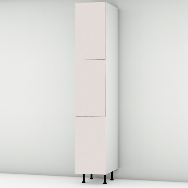 Colonne rose poudré mat 3 portes larg. 40cm x H213.8cm