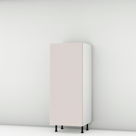Colonne rose poudré mat 1 porte larg. 60cm x H142.6cm