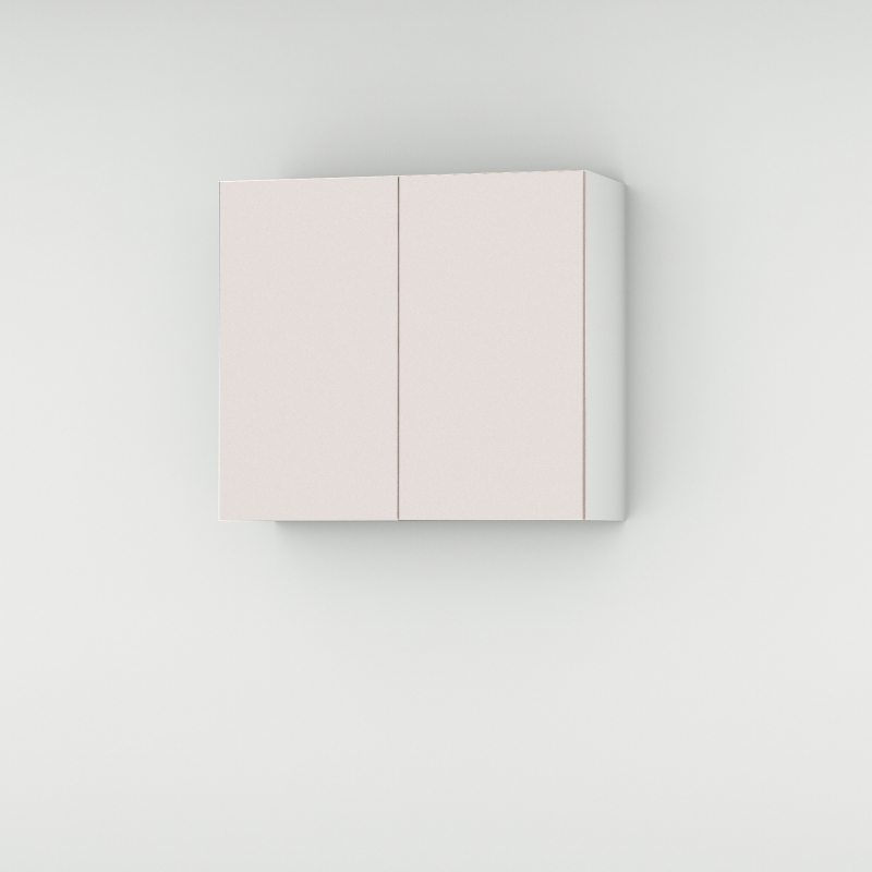 Meuble haut rose poudré mat 2 portes larg. 80cm x H71.5cm