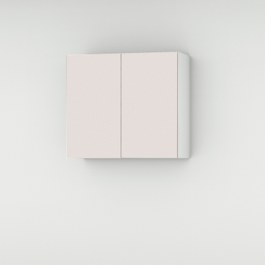 Meuble haut rose poudré mat 2 portes larg. 80cm x H71.5cm