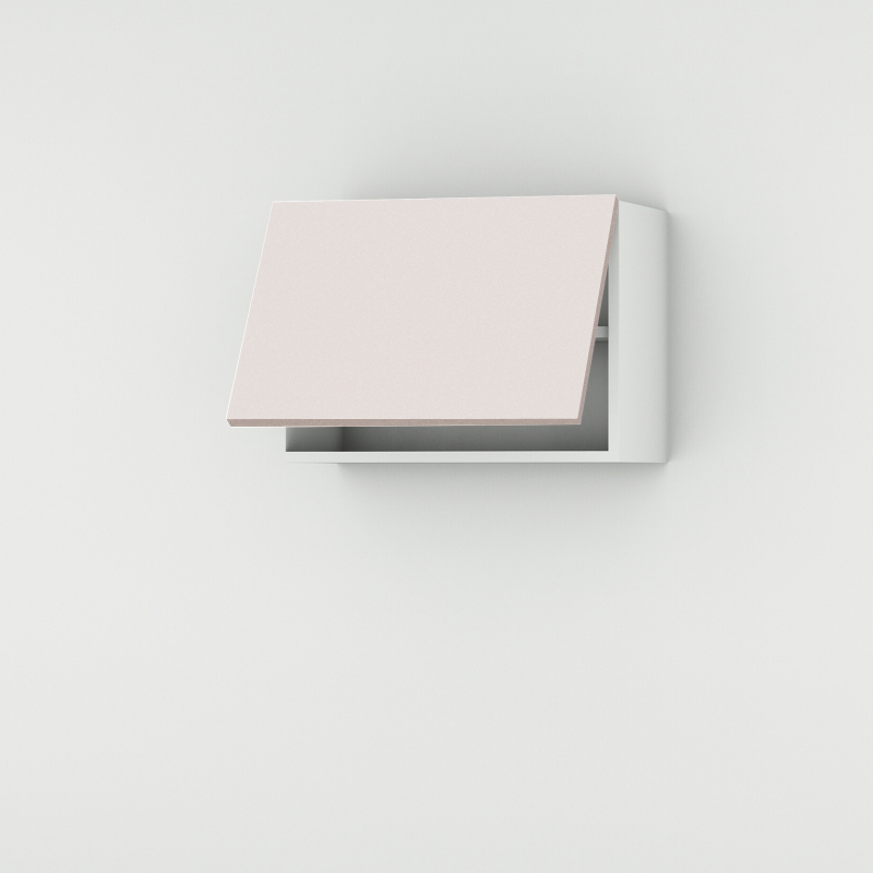 Meuble haut rose poudré mat larg. 60cm x H42.8cm