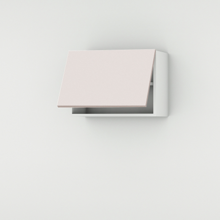 Meuble haut rose poudré mat larg. 60cm x H42.8cm
