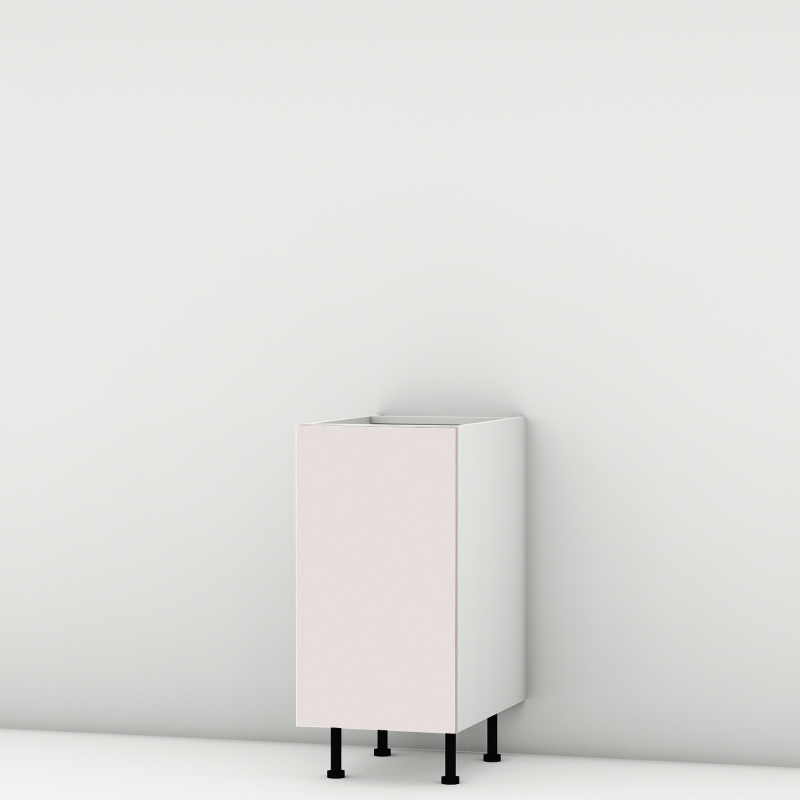 Meuble bas rose poudré mat mat larg. 40cm x H71.5cm