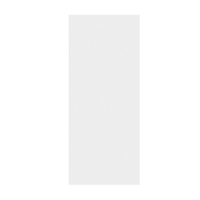 Joue blanc mat larg. 58cm x H156.6cm