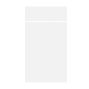 Façade blanc mat Porte + Tiroir larg. 40cm x H71cm