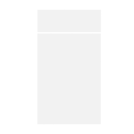 Façade blanc mat Porte + Tiroir larg. 40cm x H71cm