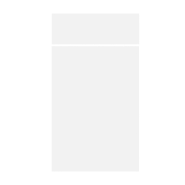 Façade blanc mat Porte + Tiroir larg. 40cm x H71cm