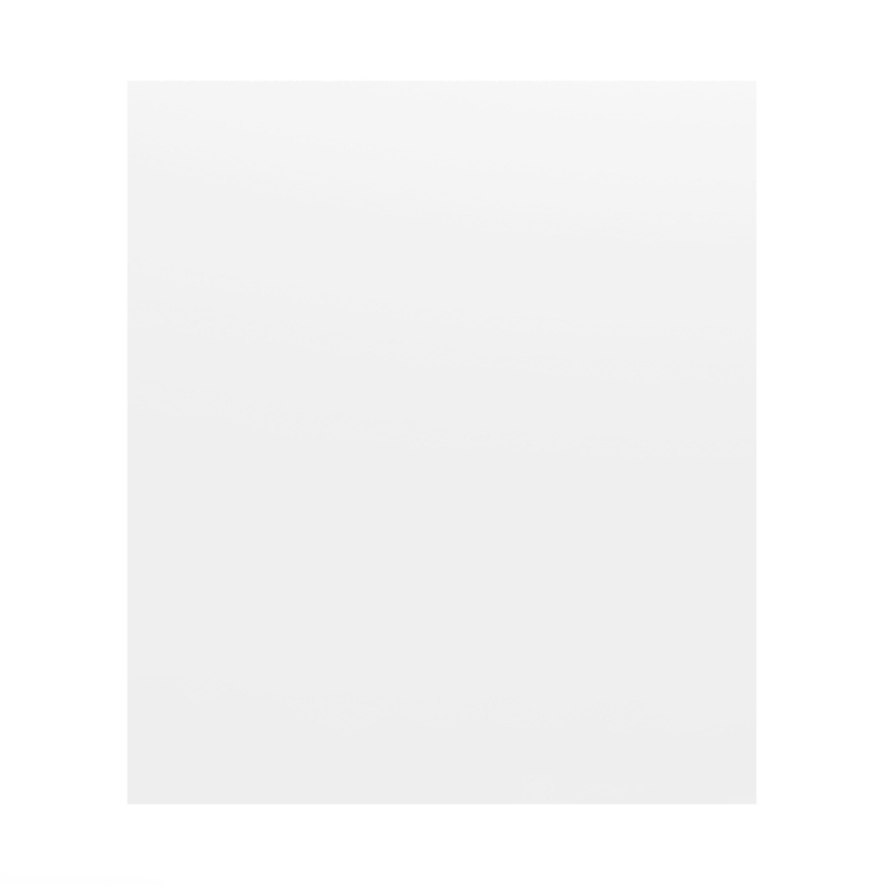Joue blanc mat larg. 58cm x H71.3cm