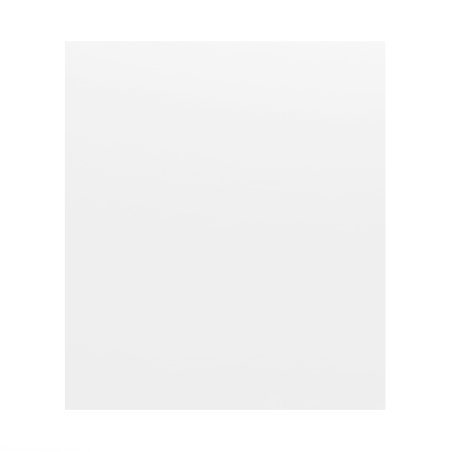 Joue blanc mat larg. 58cm x H71.3cm