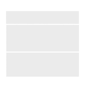 Façade blanc mat 3 Tiroirs larg. 80cm x H71cm