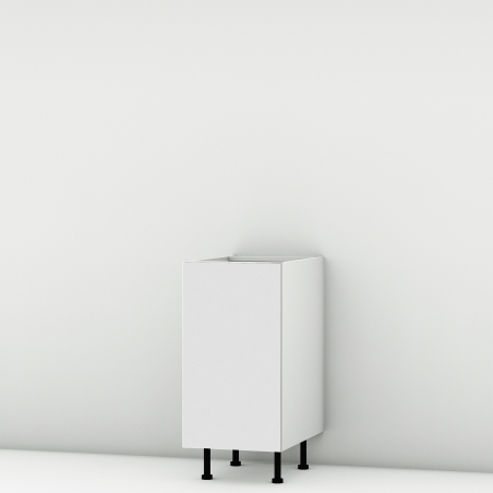 Meuble bas blanc mat larg. 40cm x H71.5cm