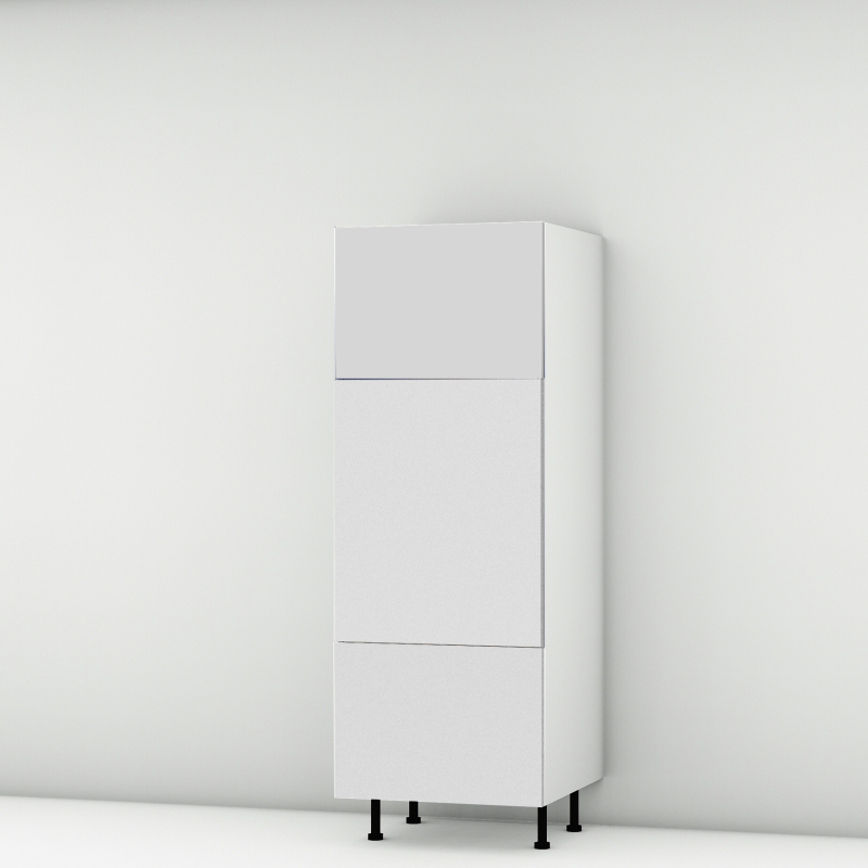 Colonne blanc mat 2 portes - 1 tiroir larg. 60cm x H156.6cm