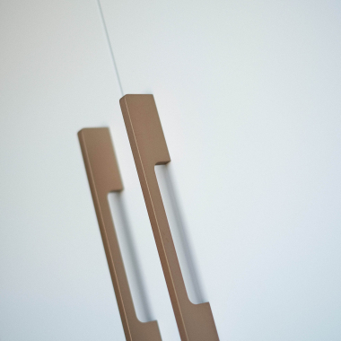 Meuble bas sous évier blanc mat 2 portes larg. 80cm x H71.5cm