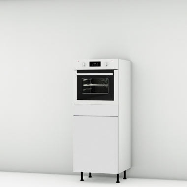Colonne blanc mat 1 porte-1 four larg. 60cm x H142.6cm