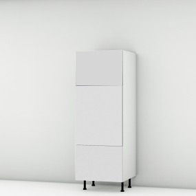 Colonne blanc mat 1 porte relevante - 1 porte - 1 tiroir larg. 60cm x H156.6cm