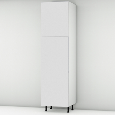 Colonne blanc mat 2 portes frigo encastrable L60cm x H213.8cm