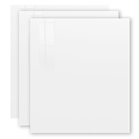 Joue laquée blanche brillante larg. 58cm x H213.8cm