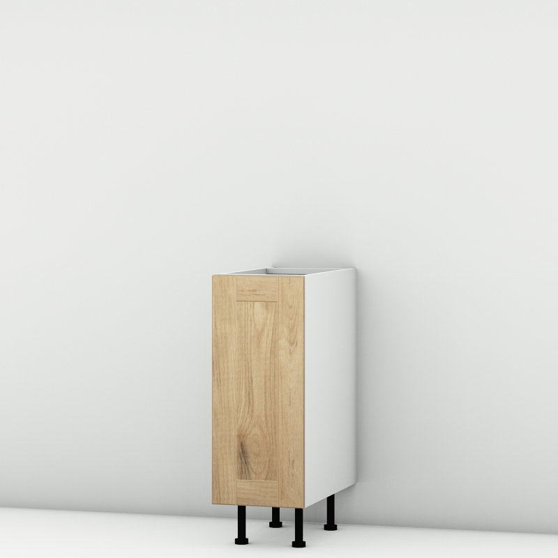 Meuble chêne massif brut larg. 30cm x H71.5cm