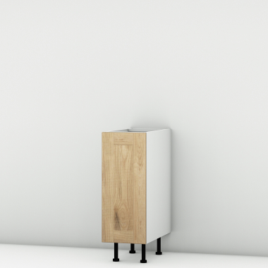 Meuble chêne massif brut larg. 30cm x H71.5cm