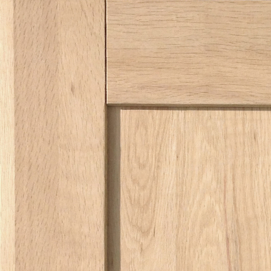 Meuble bas chêne massif brut coulissant larg. 20cm x H71.5cm