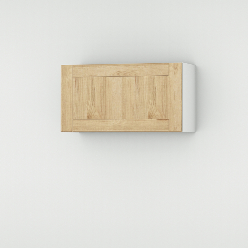 Meuble haut chêne massif brut larg. 80cm x H42.8cm