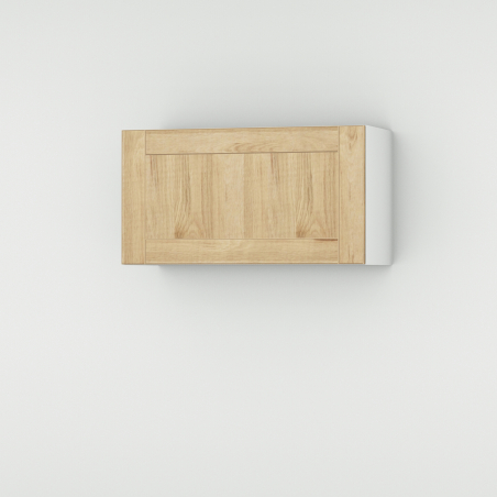 Meuble haut chêne massif brut larg. 80cm x H42.8cm