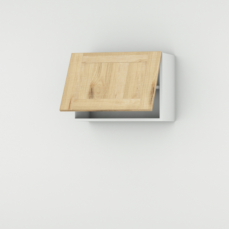 Meuble haut chêne massif brut larg. 60cm x H42.8cm
