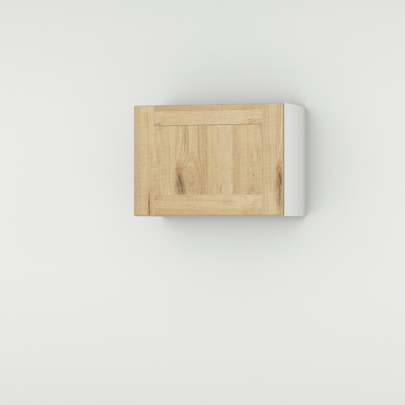 Meuble haut chêne massif brut larg. 60cm x H42.8cm