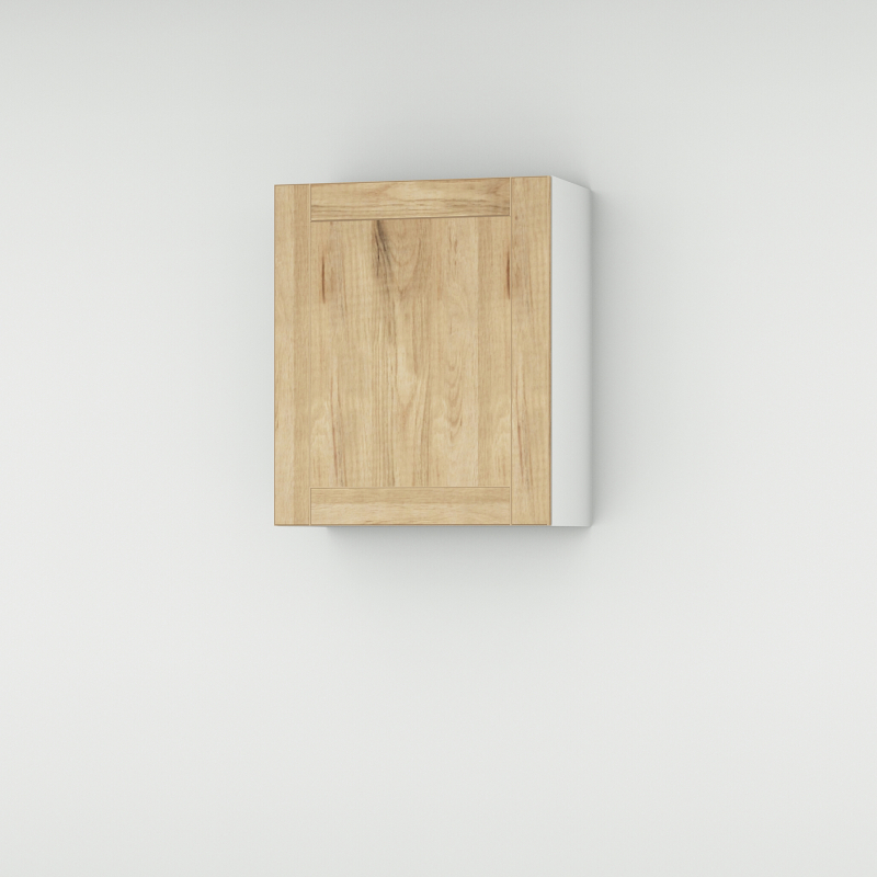 Meuble haut chêne massif brut larg. 60cm x H71.5cm