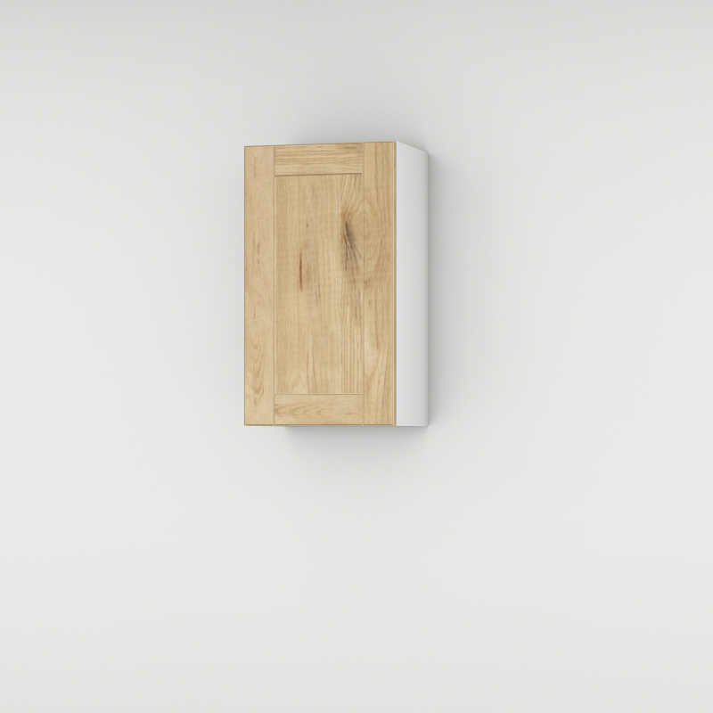 Meuble haut chêne massif brut larg. 40cm x H71.5cm