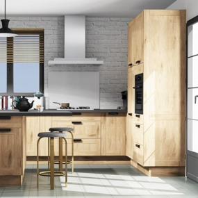 Meuble bas chêne massif brut larg. 40cm x H71.5cm