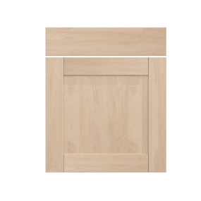 Façade chêne massif brut Porte + Tiroir larg. 60cm x H71cm