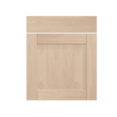 Façade chêne massif brut Porte + Tiroir larg. 60cm x H71cm