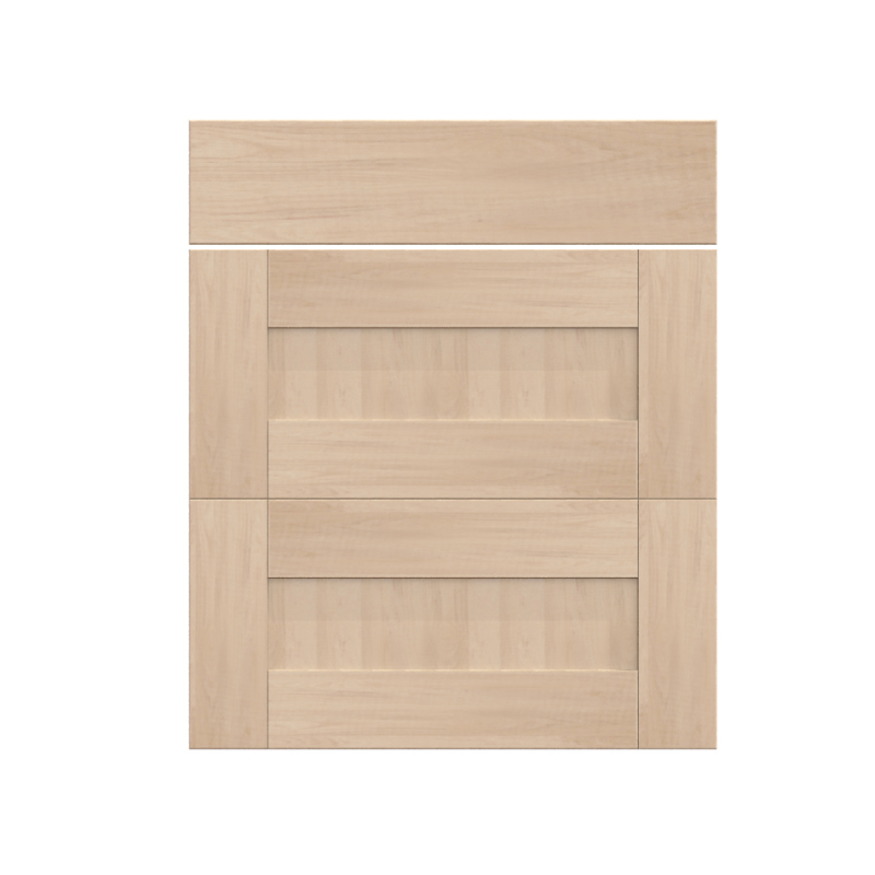 Façade chêne massif brut Tiroirs larg. 60cm x H71cm