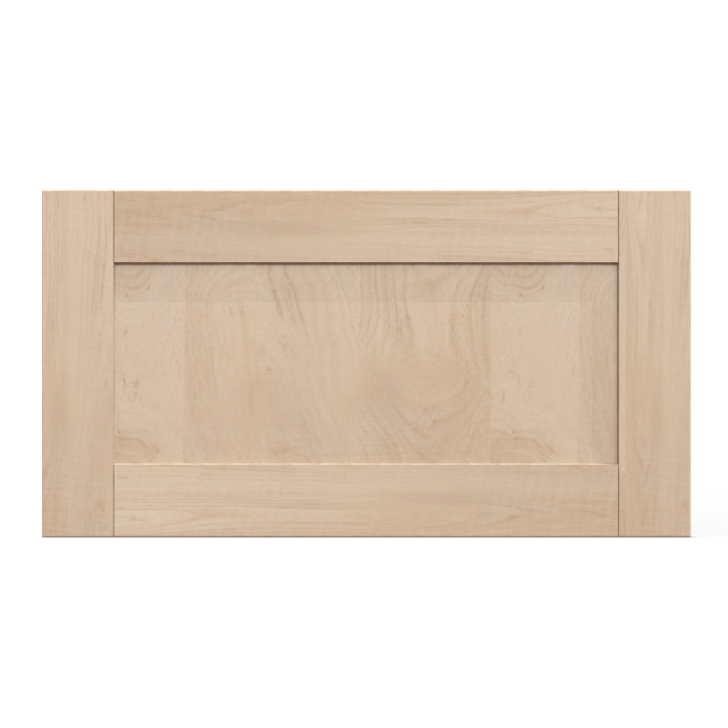 Façade chêne massif brut larg. 80cm x H42.5cm